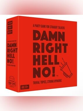 Hygge Games Damn Right, Hell no! - A Party Game for Straight talkers